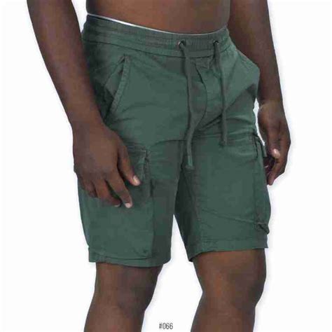 Drawstring Cargo Short 066 Army Green — Chesed Apparel