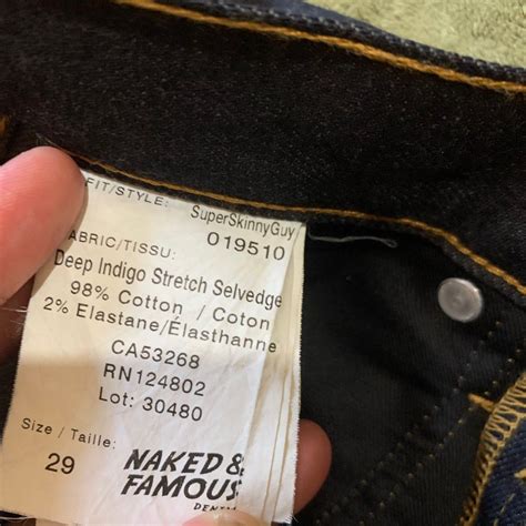 Naked Famous Jeans Men S Fashion Bottoms Jeans On Carousell