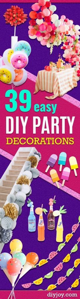 39 Easy Diy Party Decorations