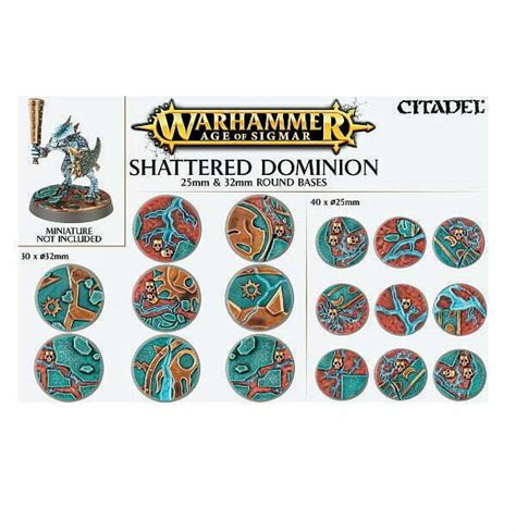 Shattered Dominion 25 And 32mm Round Bases Alchemists Workshops
