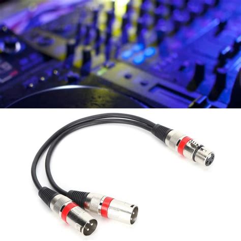 C Ble Xlr Femelle Vers Double Xlr M Le R Partiteur De Type Y Cikonielf