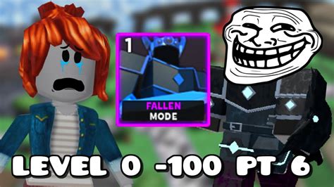 Level To In Tds Ep Beginner Vs Fallen Mode Roblox Youtube