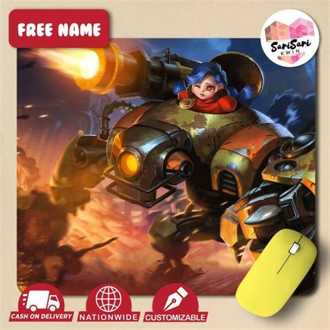 Mobile Legends Jawhead Mousepad All Skins Updated Fighter Tank