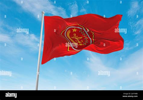 official flag  national armed forces indonesia  cloudy sky