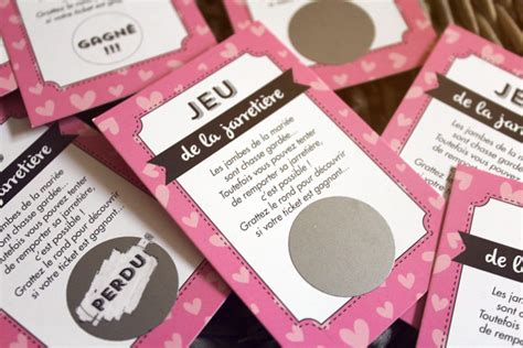 25 Cartes à Gratter Jeux De La Jarretiere Mariage Jeu Pour Les Etsy