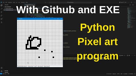 Python Pixel Art Making Program Youtube