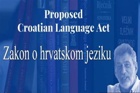 Nacrt Prijedloga Zakona O Hrvatskom Jeziku Panopticum