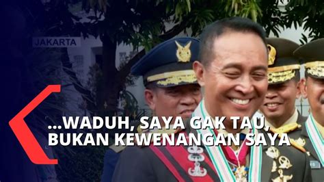 Ditanyai Soal Masa Perpanjangan Jabatan Begini Respon Panglima Tni