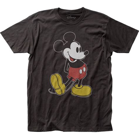 Mickey Mouse Men S Black Classic Pose T Shirt