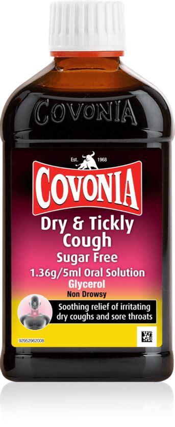 COVONIA Oral Solution Dry Tickly S F 300ml Covonia Cough Cold