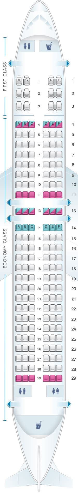 Seat Map Sun Country Airlines Boeing B Pax Seatmaestro