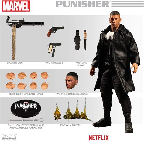 Mezco Toys One 12 Collective Marvel Netflix Punisher Action Figure