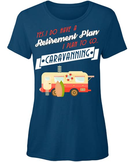 Retirementplancaravanningredvanwomensblue Full Range Camping Shop