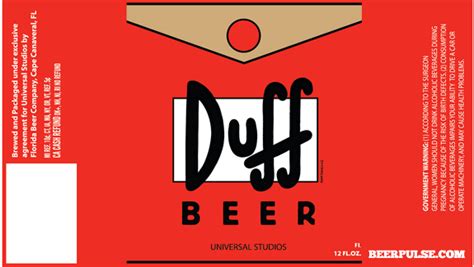 Duff Beer Label Printable Printable Word Searches