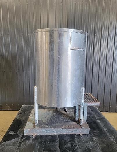 Used Used Gallon Jacketed Tank Stainless Steel For Sale At