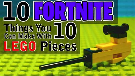 10 Fortnite Things You Can Make With 10 Lego Pieces Youtube