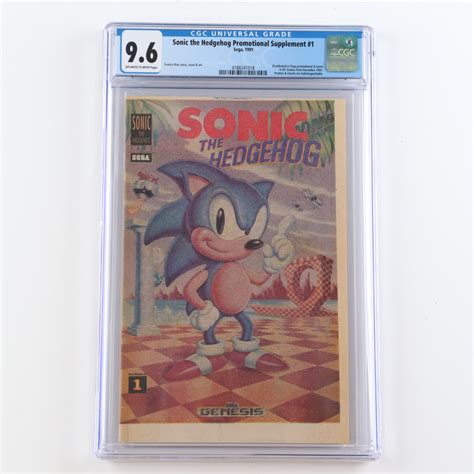 Sonic The Hedgehog Promotional Supplement Issue Sega Comic