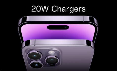 20W USB-C Adapters for iPhone 14 and iPhone 14 Pro