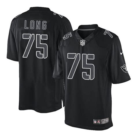 Nike Men S Elite Black Impact Jersey Oakland Raiders Howie Long