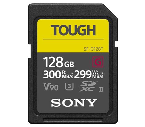Карта памяти Sony SDXC 128GB Tough UHS-II 299/300Mb/s (U3, V90) купить ...