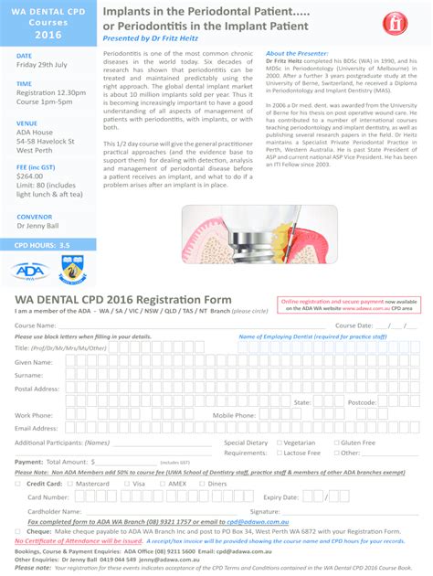 Fillable Online Implants In The Periodontal Patient Or