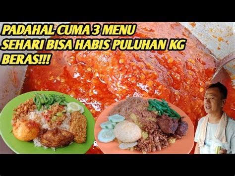 PADAHAL CUMA 3 MENU SEHARI BISA HABIS PULUHAN KG BERAS NASI KUNING