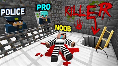 Minecraft Noob Vs Pro Prison Investigation Challenge In Minecraft Animation Youtube