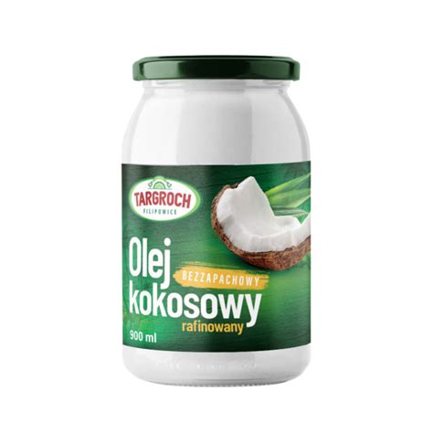 Olej Kokosowy Rafinowany 900 Ml Oczyszczony Bezzapachowy Sklep