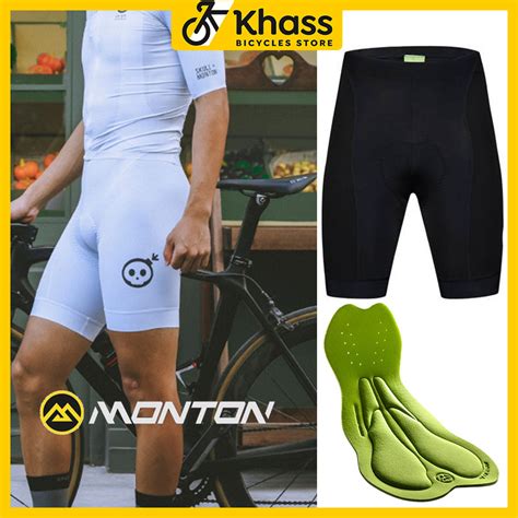 Monton Skull Cycling Shorts Men Blackandwhite Shopee Malaysia