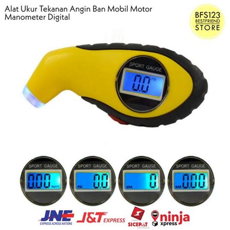 Jual Alat Ukur Tekanan Angin Ban Mobil Motor Manometer Digital Di Lapak