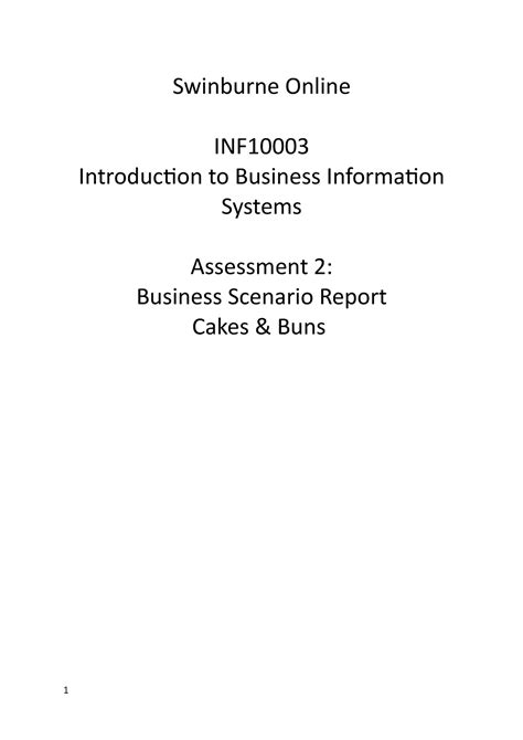 Inf10003 Assignment 2 Swinburne Online Inf Introduction To Business