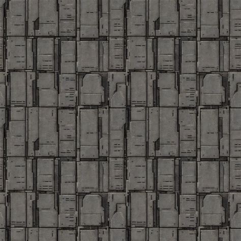 Seamless Sci Fi Panel Surfaces Squarish Texture Cgtrader