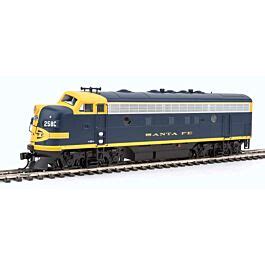 Walthers Emd F A W Soundtraxx R Sound Dcc Santa Fe C Blue