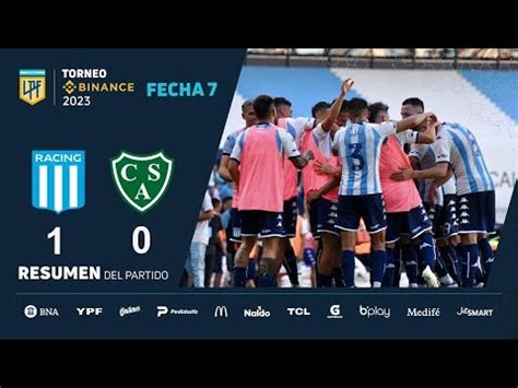 TorneoBinance 2023 Fecha 7 Resumen De Racing Sarmiento YouTube