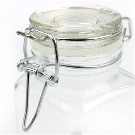 Pack Of 12 Mini Glass Spice Jars