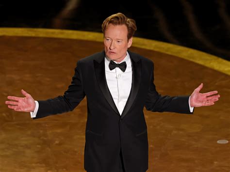 Conan O'Brien's 2025 Oscars monologue made an awkward joke about