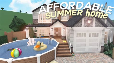 Affordable Summer Home With Cool Porch Bloxburg Read Pinned Comment And Description Youtube