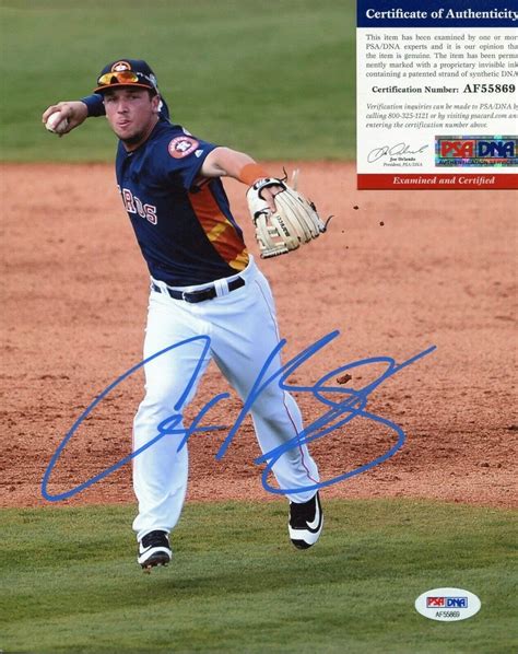 Amazon Alex Bregman Autographed Signed Houston PSA DNA 8X10