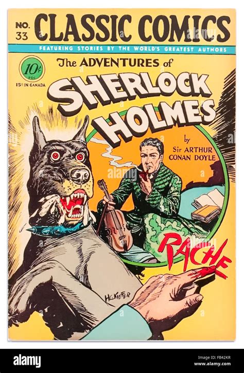 The Adventures Of Sherlock Holmes Classic Comic Issue 33 1947 Comic