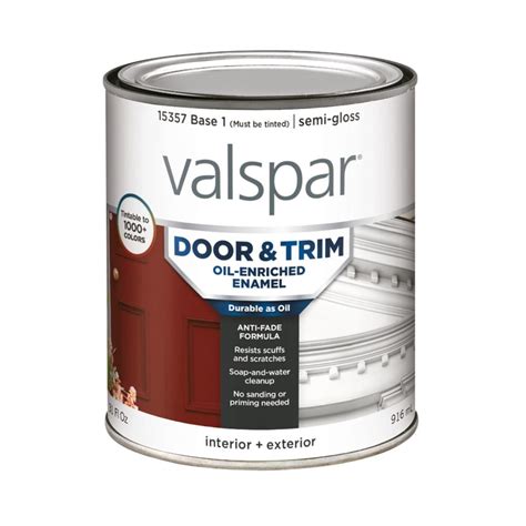 Valspar Semi Gloss Door Trim Paint At Lowes