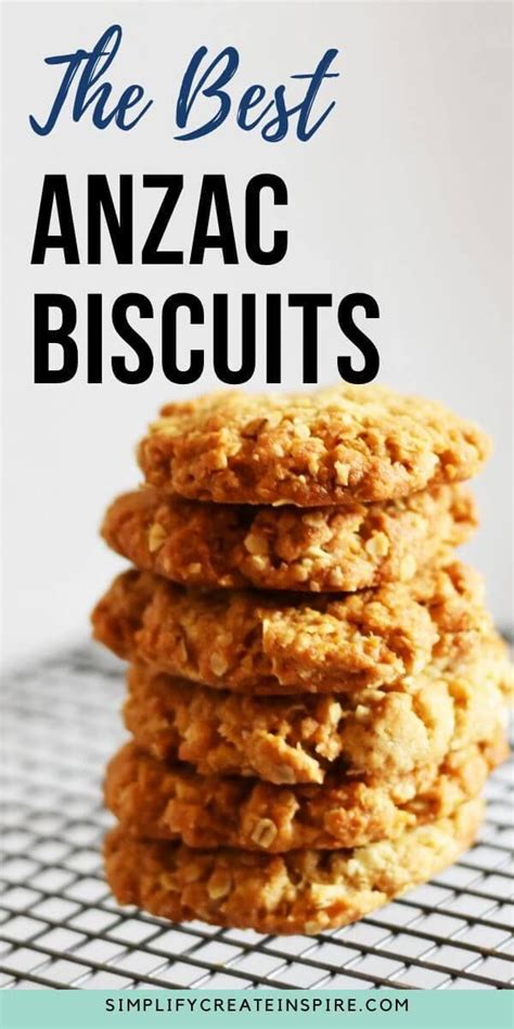 The Best Anzac Biscuits Recipe Chewy Or Crunchy Recipe Anzac Biscuits Easy Anzac Biscuits