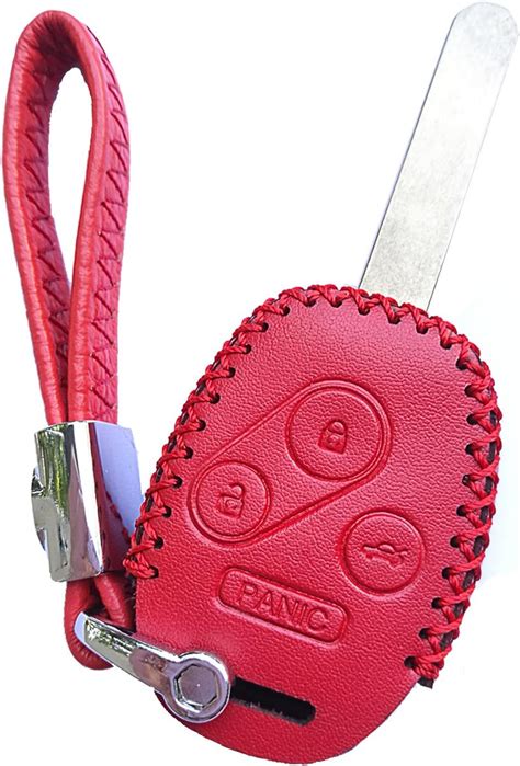 Amazon Alegender Genuine Leather Key Fob Cover Bag Protector