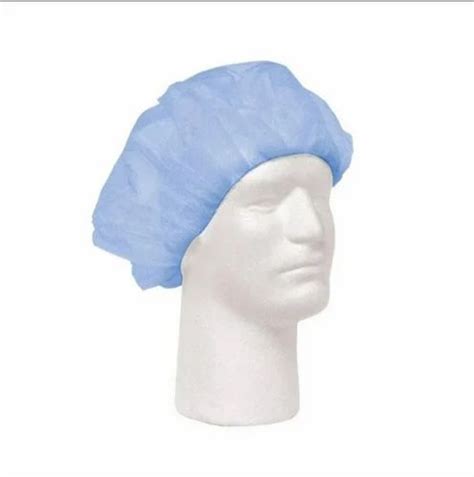 Blue Disposable Non Woven Bouffant Cap Size Inch At Rs Piece In