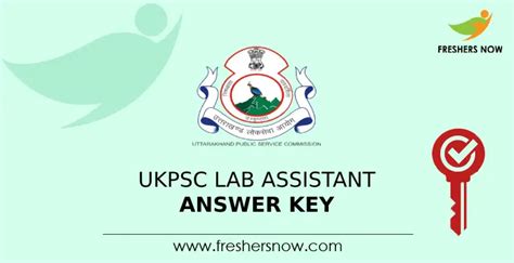 Ukpsc Lab Assistant Answer Key Exam Key Objections