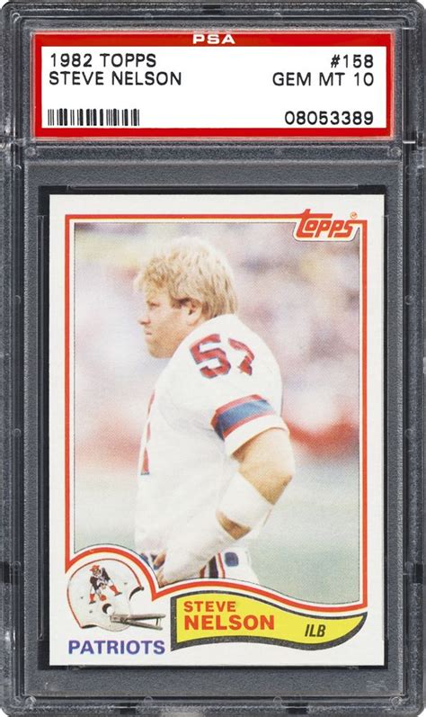 1982 Topps Steve Nelson Psa Cardfacts®