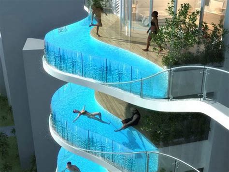 Les Plus Belles Piscines Au Monde Piscine Balcon Maisons Insolites