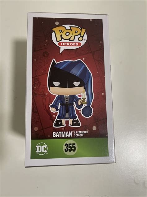 Funko Pop Vinyl Dc Universe Batman As Ebenezer Scrooge 355