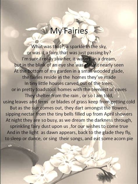 Fairy Poem Faeries Fairy Pictures Fantasy Fairy