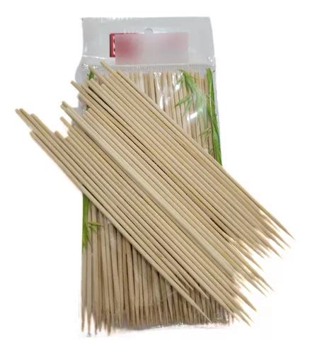 Espeto Palito Bambu Petisco 15cm Pct 100 Unidades MercadoLivre