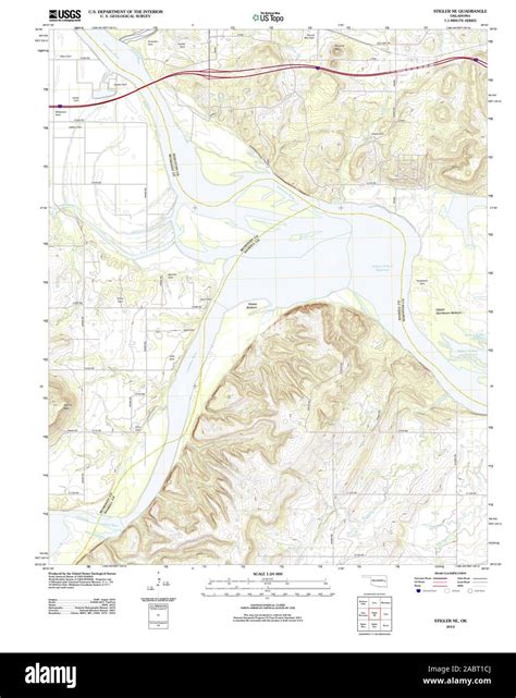 Stigler oklahoma map hi-res stock photography and images - Alamy